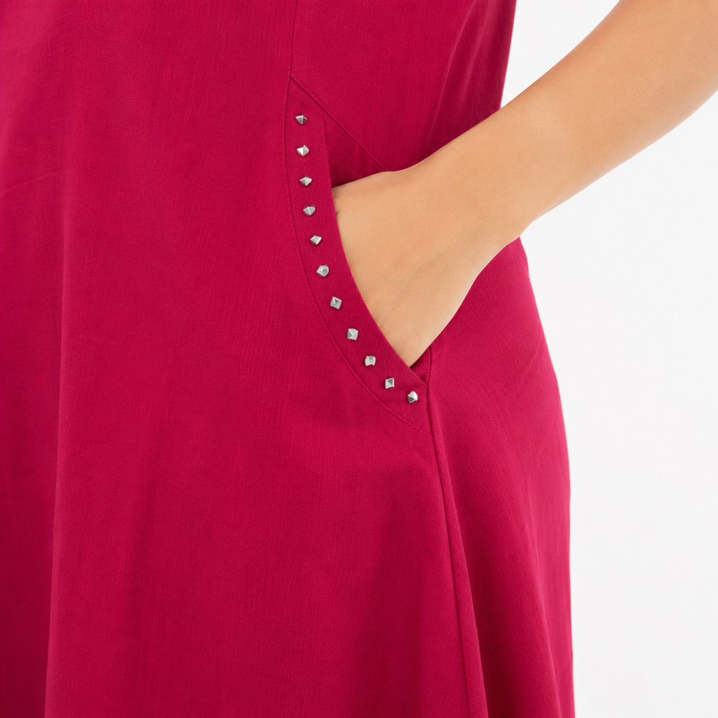 Mirror Work A-Line Cordset with Pockets