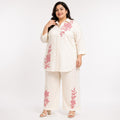 Elegant Floral Cordset (3XL–5XL)